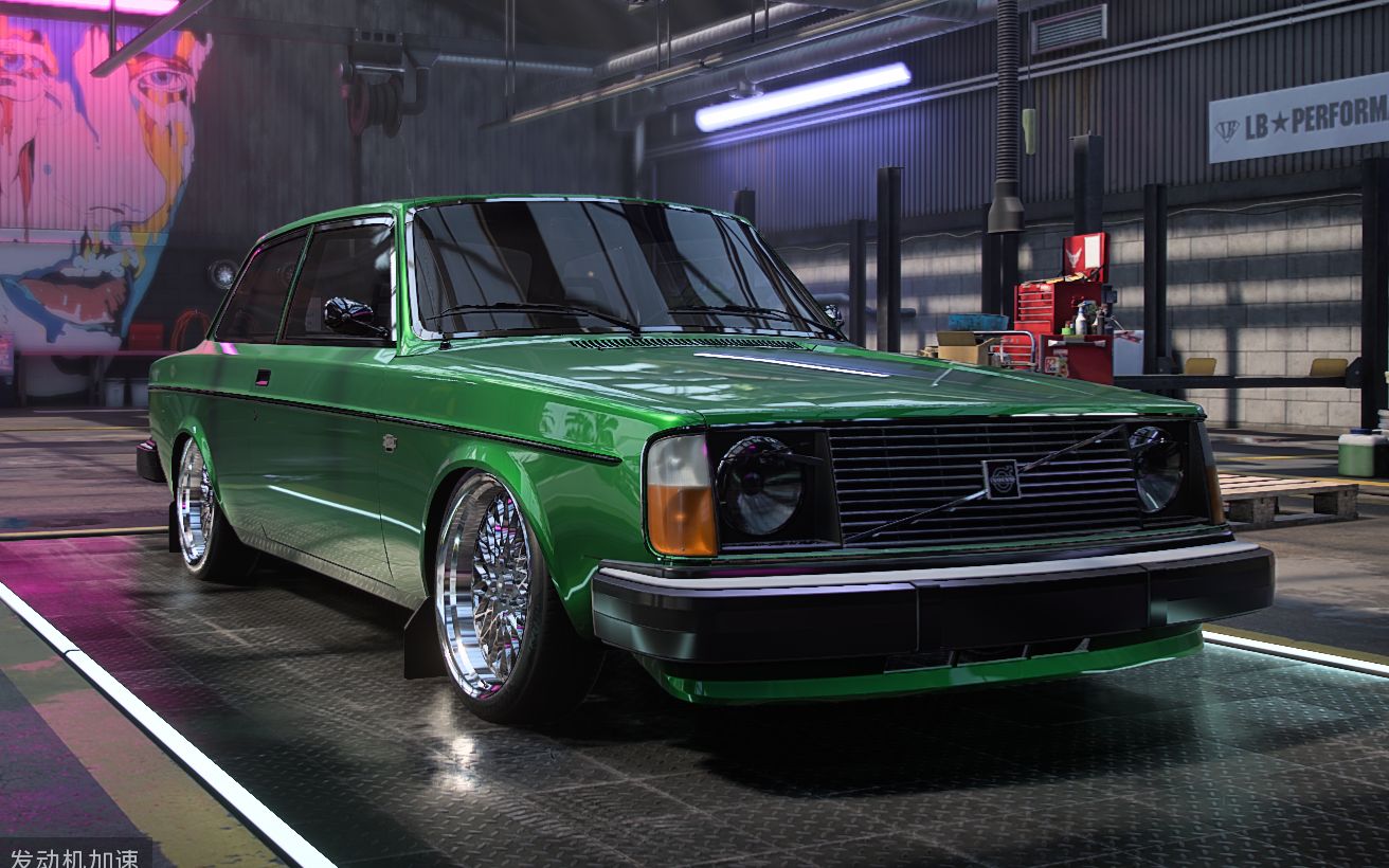 沃尔沃242dl爆改老爷车干翻超跑加速很变态