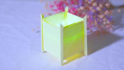 教你用4张纸diy灯罩 不用木棍不用胶水 简单易学又好看实用 哔哩哔哩 Bilibili