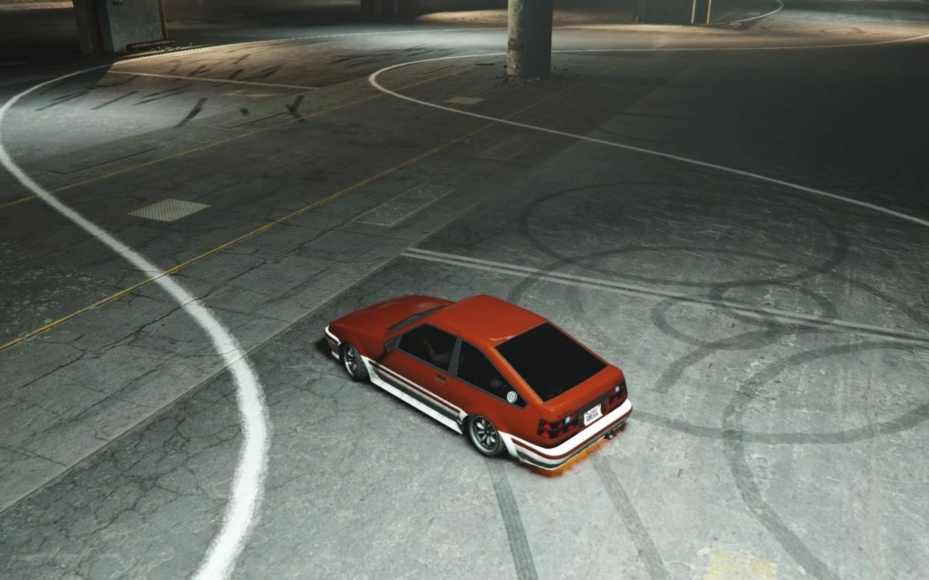 洛圣都车友会单圈漂移练习 卡林福多gtx 8月12日