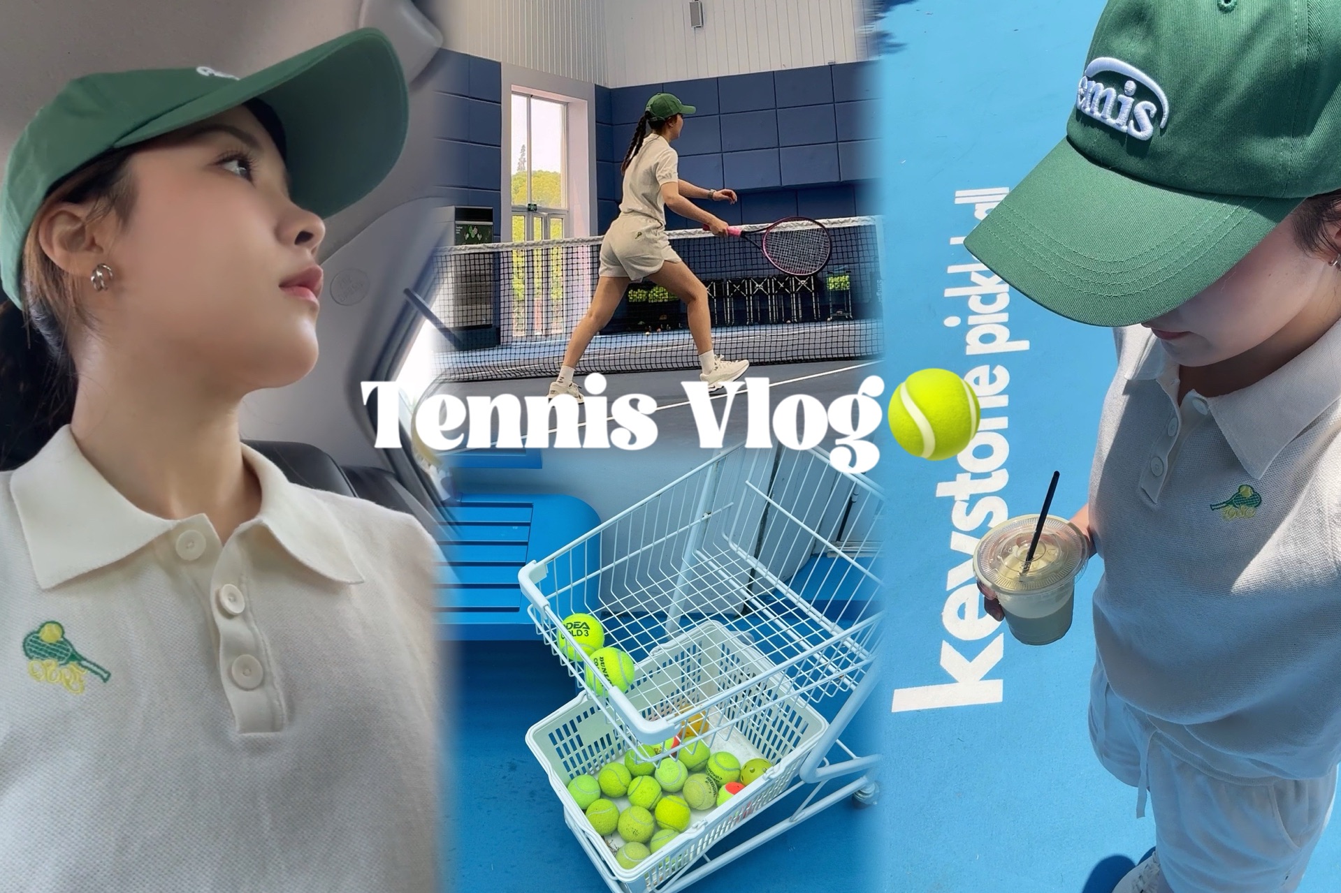 [图]Tennis vlog｜首次网球课体验｜尝试新运动真的太酷了～