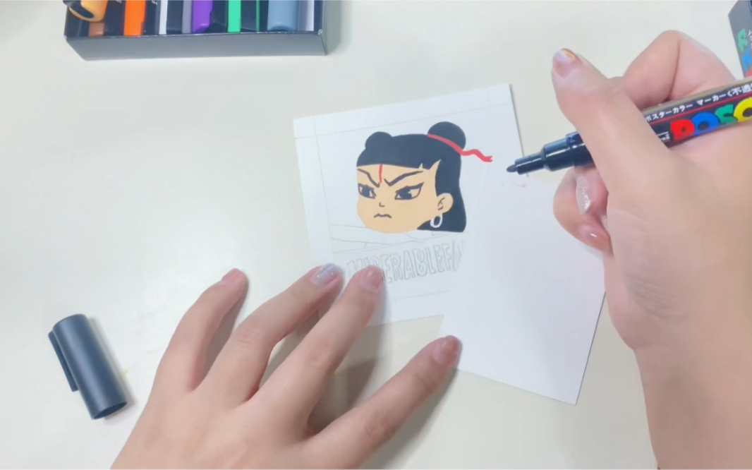 丙烯马克笔|痛仰乐队手绘