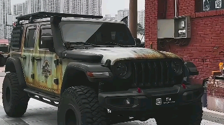 jeep牧马人卢比肯侏罗纪风格,你爱了吗?哔哩哔哩bilibili