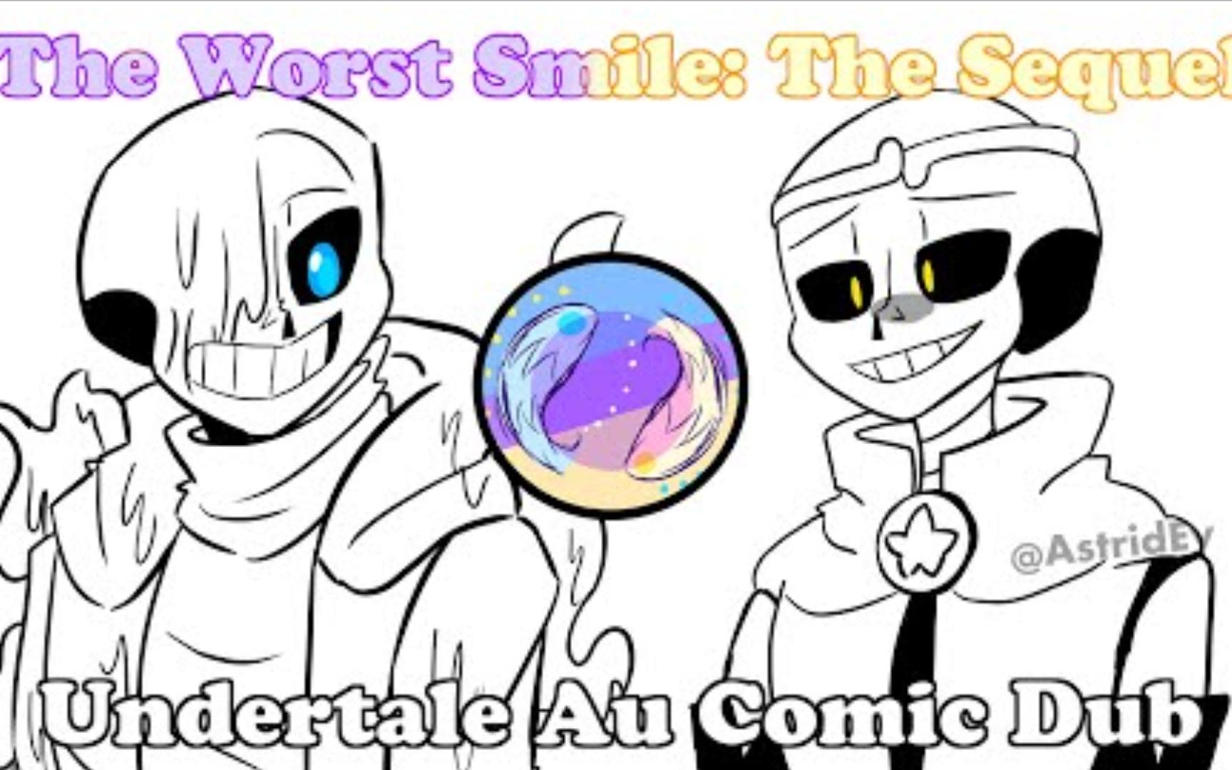 【undertale漫配/中文字幕】dream和nightmare交换了笑容-maglev_cat