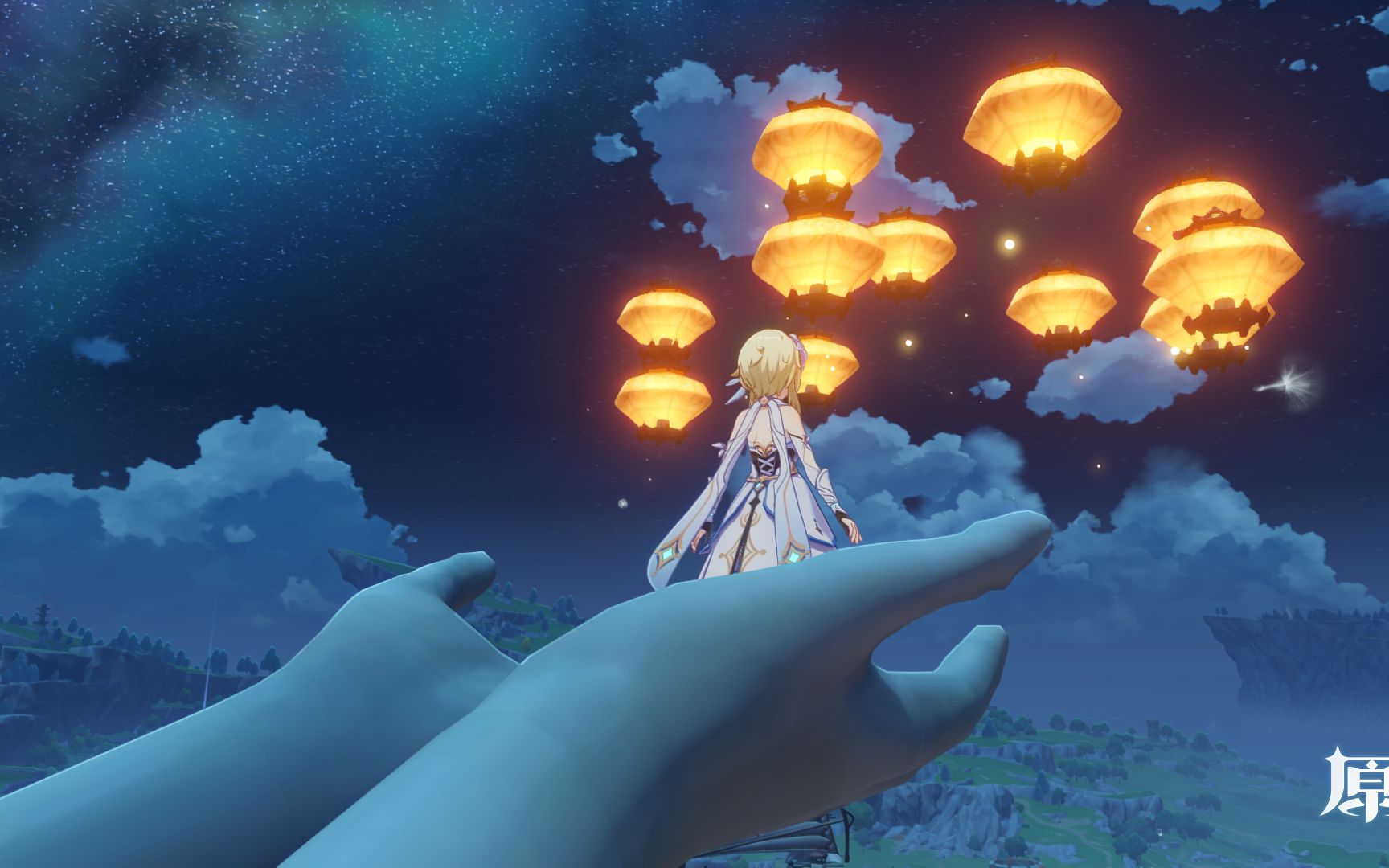 【原神】在风花节放宵灯的屑旅行者