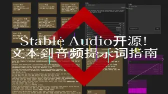 Download Video: Stable Audio开源!文本到音频提示词指南,ComfyUI实现