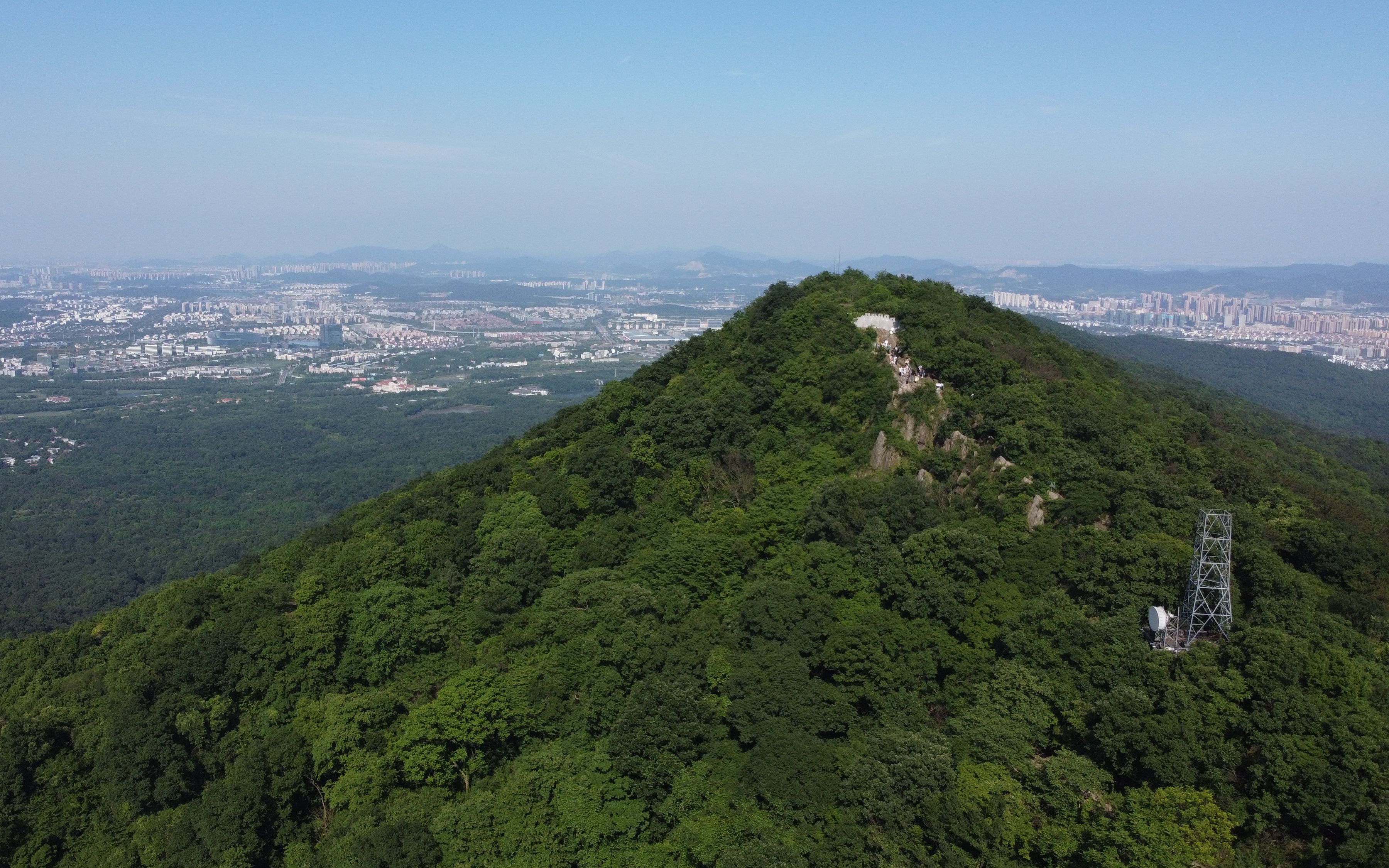 航拍紫金山哔哩哔哩bilibili