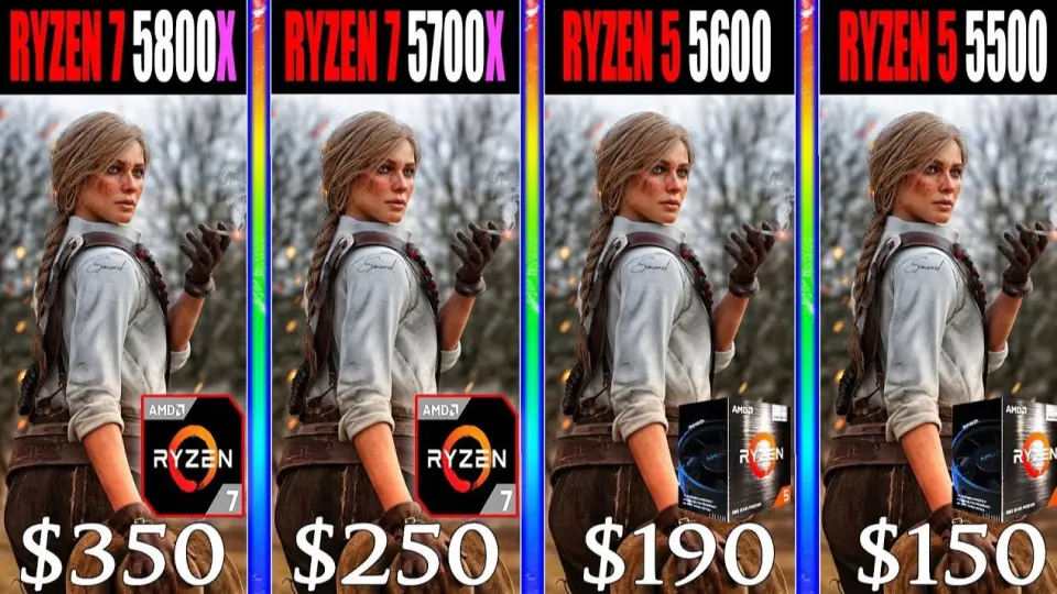 Ryzen 5 5500 vs 5600 vs 5600X - Which one is better for gaming