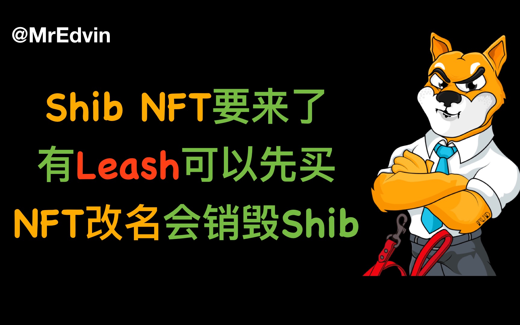 有leash的可以优先购买shib nft;nft改名会销毁shib_哔哩哔哩_bili