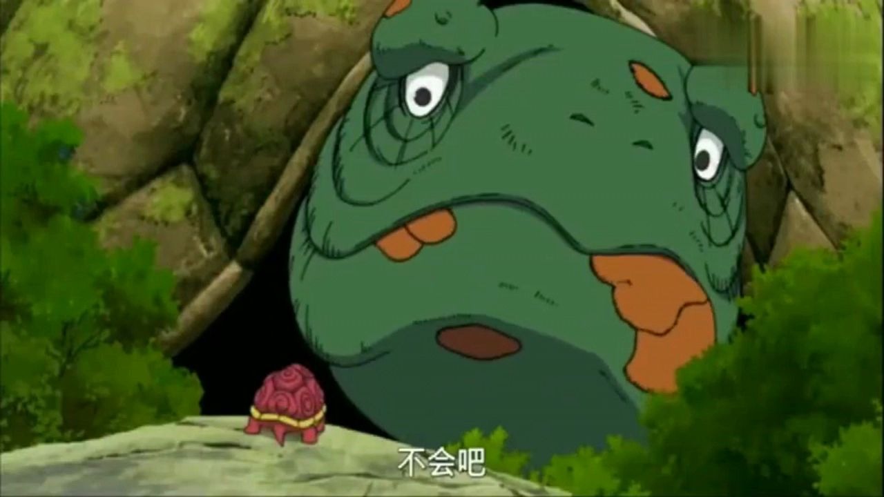 火影:凯的忍龟出来见世面了,连眼前这只大乌龟都说自己不算大