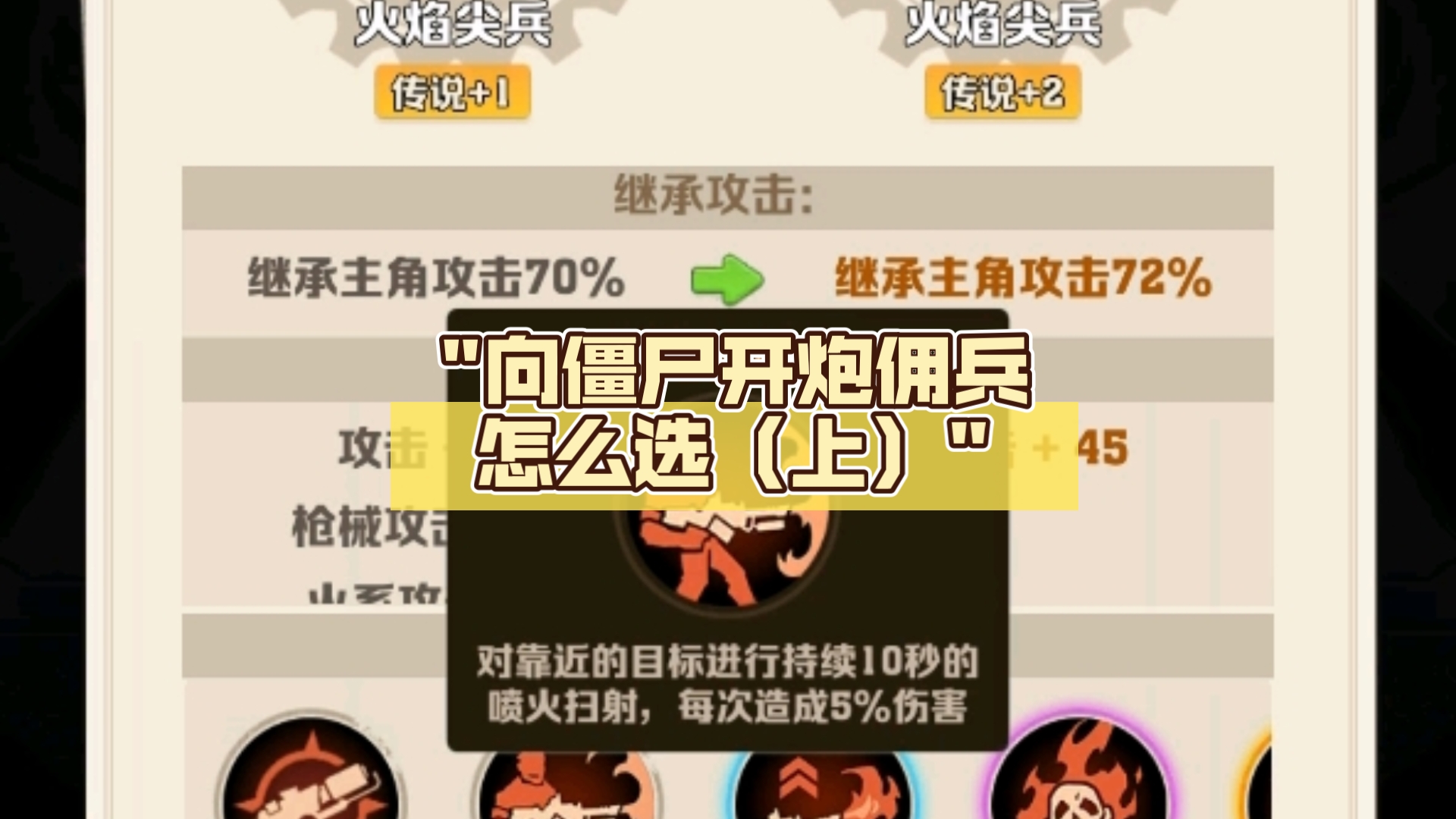 向僵尸开炮佣兵怎么选(上)哔哩哔哩bilibili