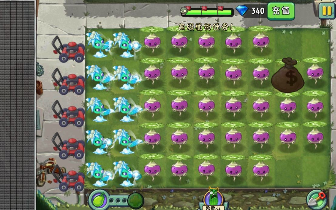 植物大战僵尸2平安时代冰球的无情打击与超高伤害