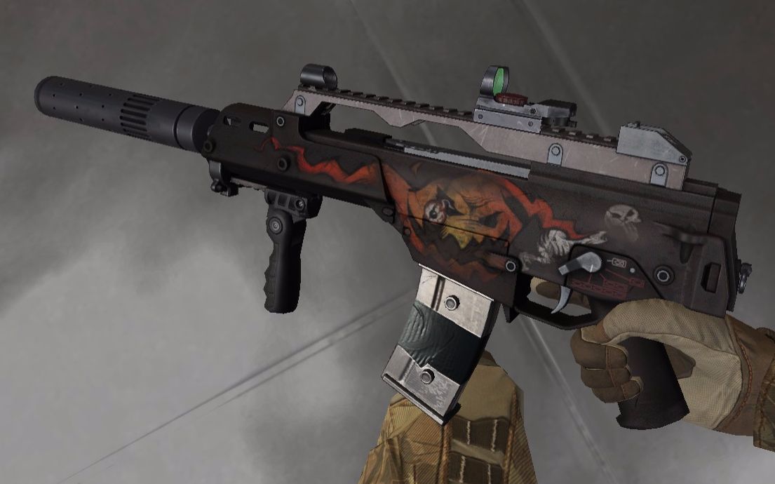 战争前线4万圣节g36c狗头试玩