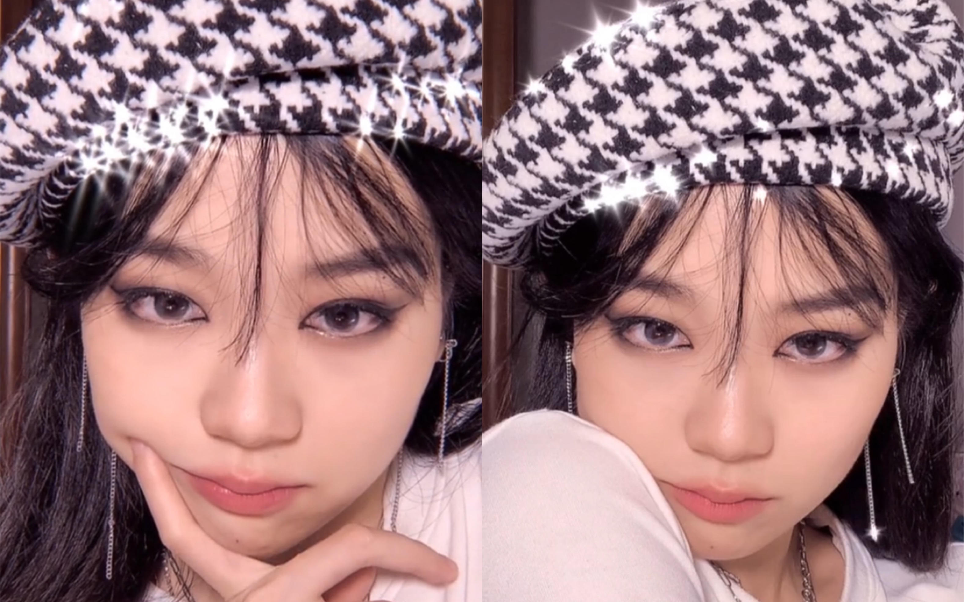 jennie仿妆,这个造型真的太赞了_哔哩哔哩_bilibili