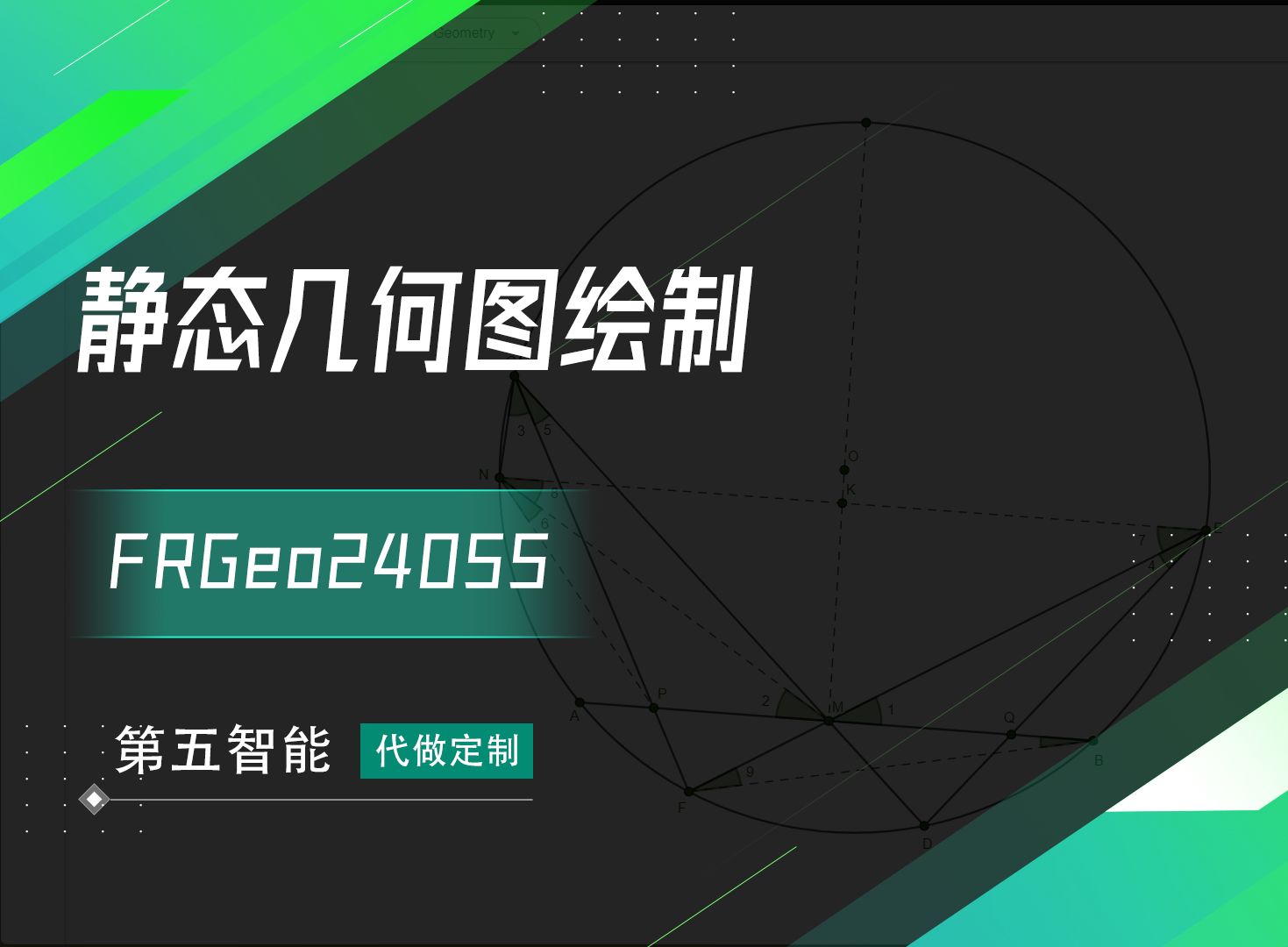 GeoGebra制作静态几何图绘制哔哩哔哩bilibili