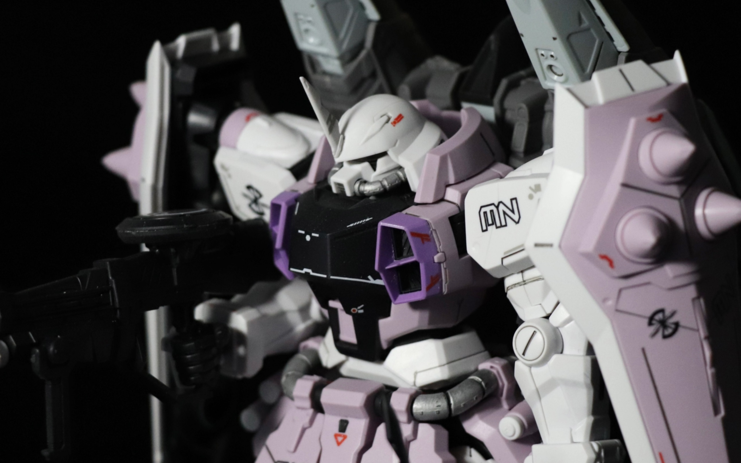 mg pb 瞬发型扎古幻影/雷·扎·巴雷尔专用机素组展示_哔哩哔哩_bili