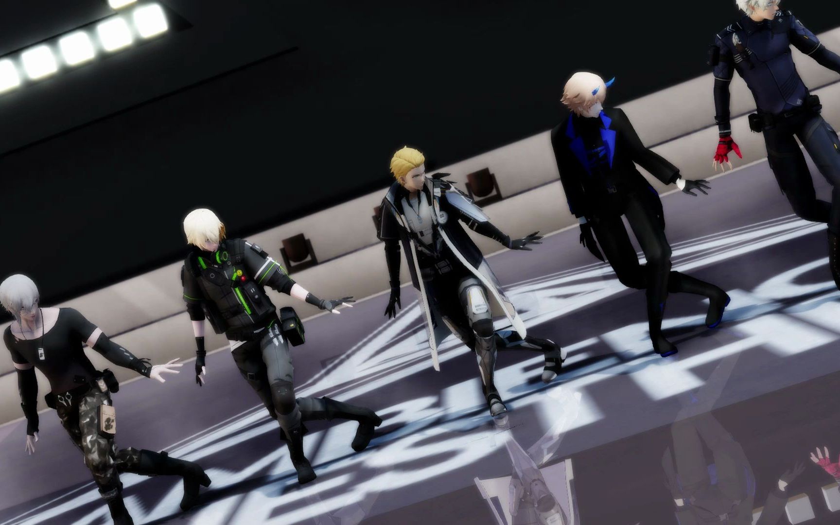 【MMD】Mirotic战双男团五人(便衣布装组)哔哩哔哩bilibili