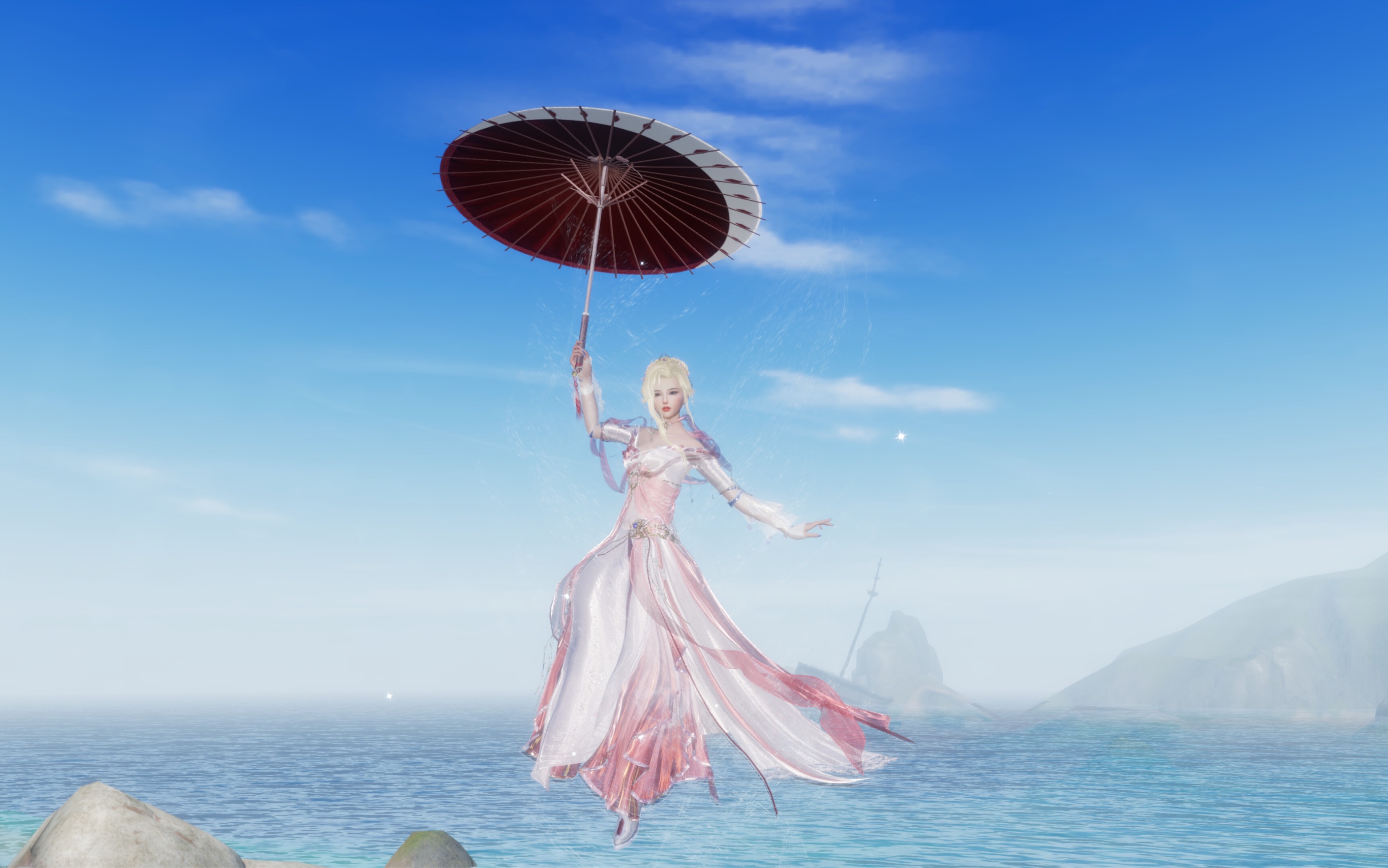 剑网3《世外蓬莱》登陆界面bgm(欣赏一下绝美的伞娘)