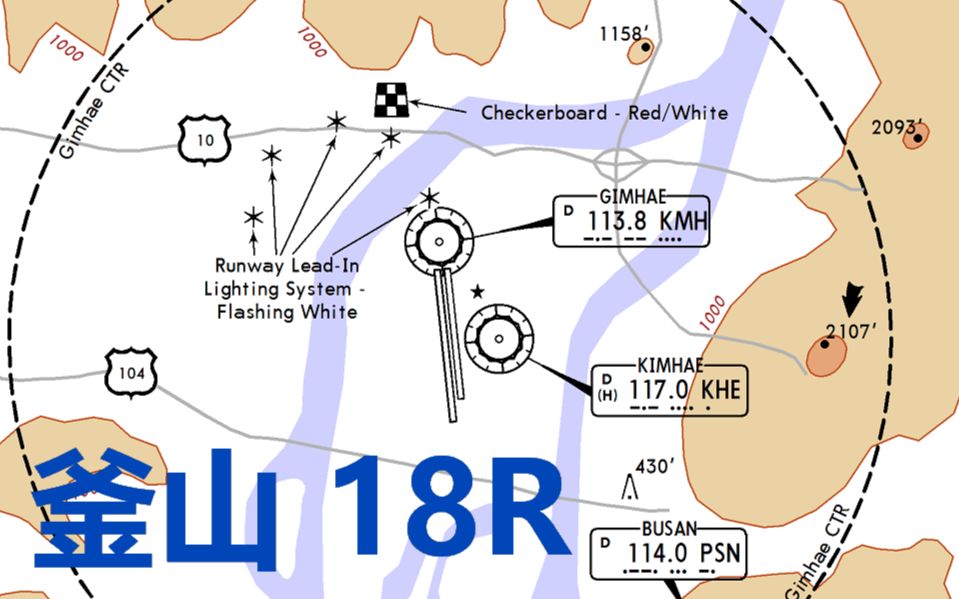 【P3D】B77W 釜山机场18R盘旋进近探究 1080P(Prepar3D模拟飞行)哔哩哔哩bilibili