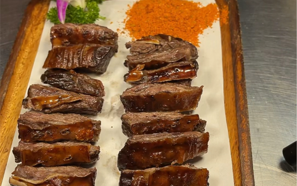 烧烤教程烤锡纸牛油边