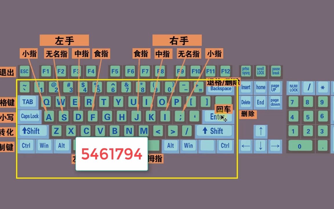 零基礎快速學拼音學五筆打字教程,鍵盤打字快速入門