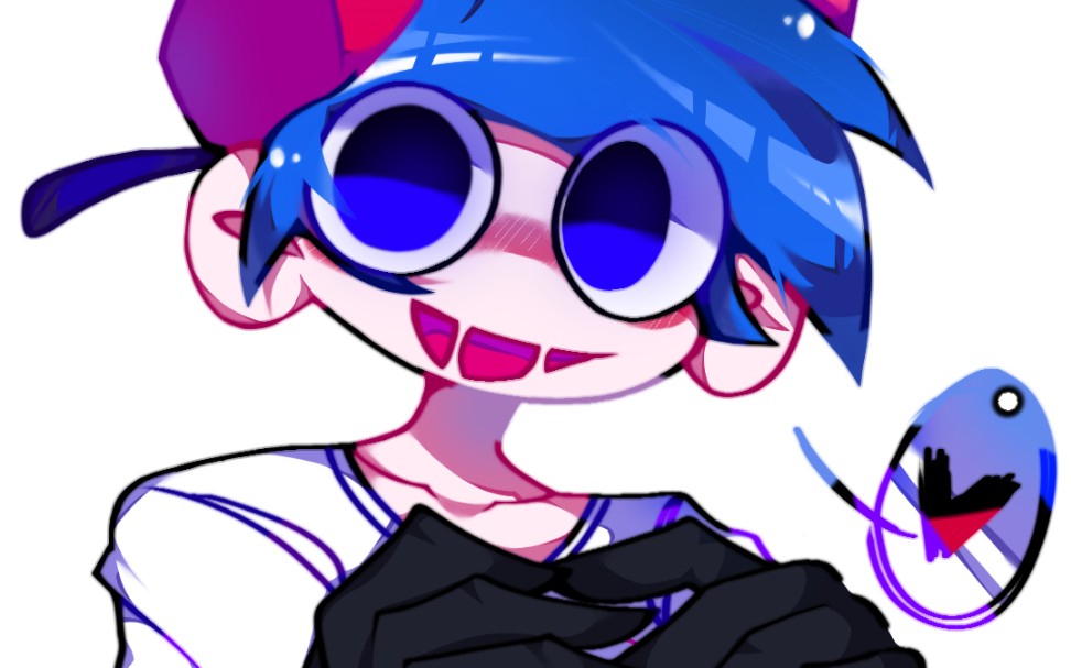 【绘画过程/fnf】画个怪物bf