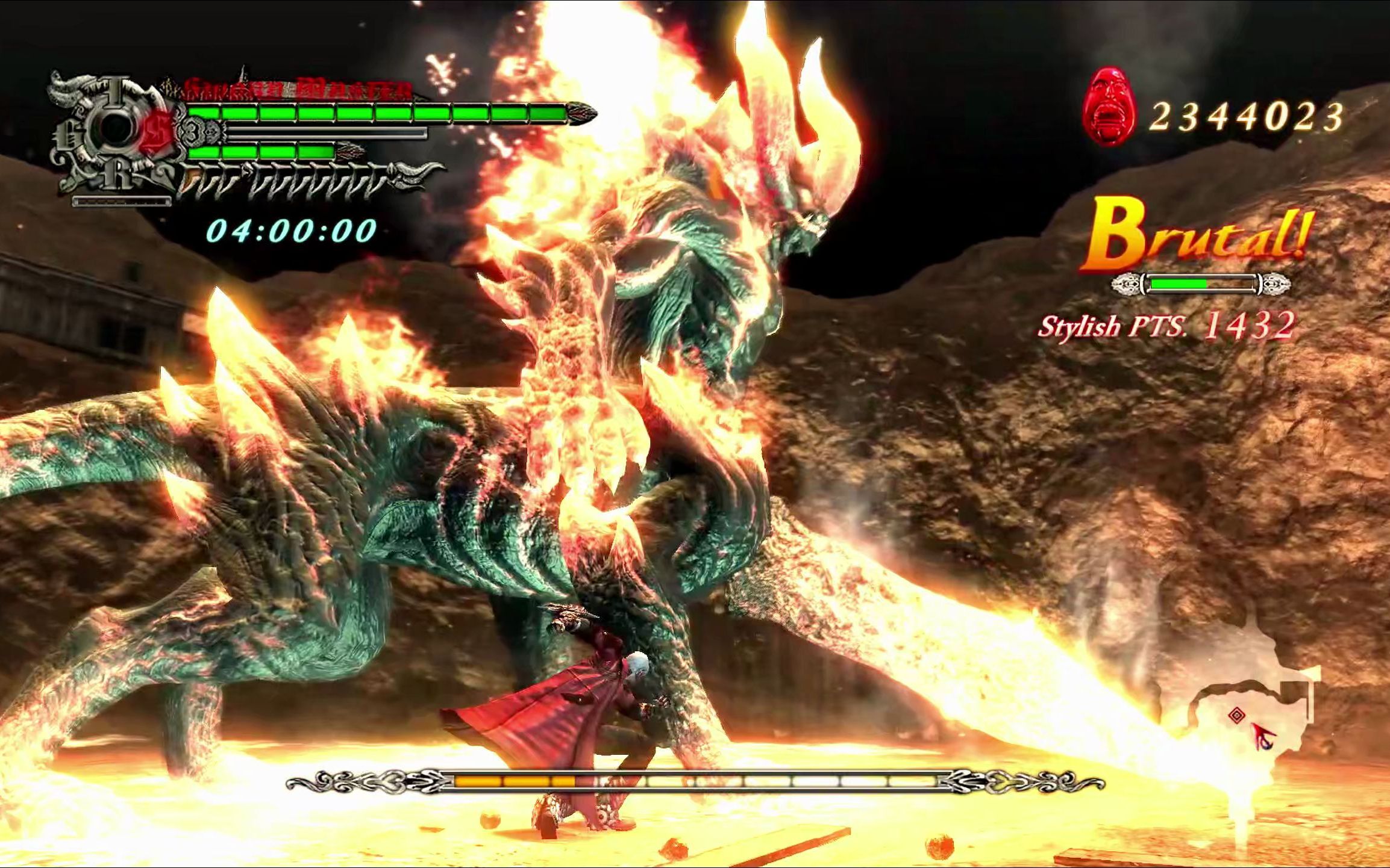 【DMC4】但丁VS火麒麟_血宫_随便打打_哔哩哔哩bilibili_鬼泣4