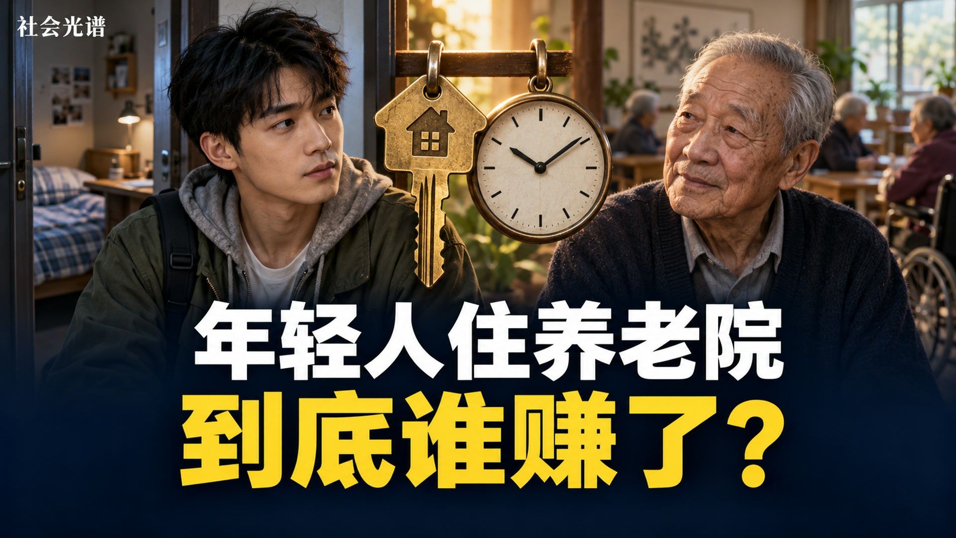 年轻人住养老院：便宜房租背后，交换的是什么？