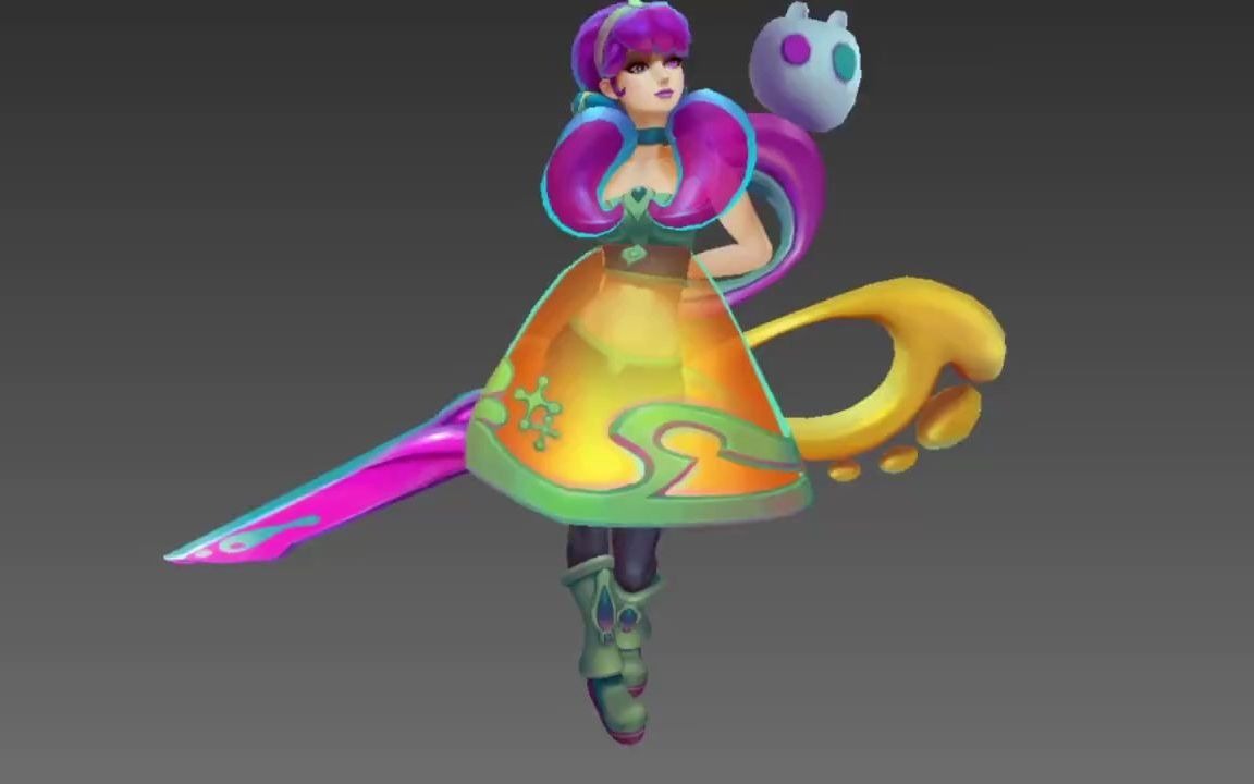 太空律动格温的透明裙子