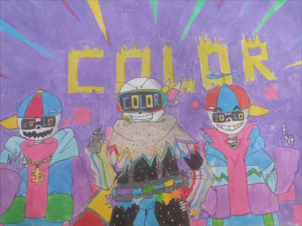 三重潮流 (由于是之前画的,所以不怎么好,请见谅!