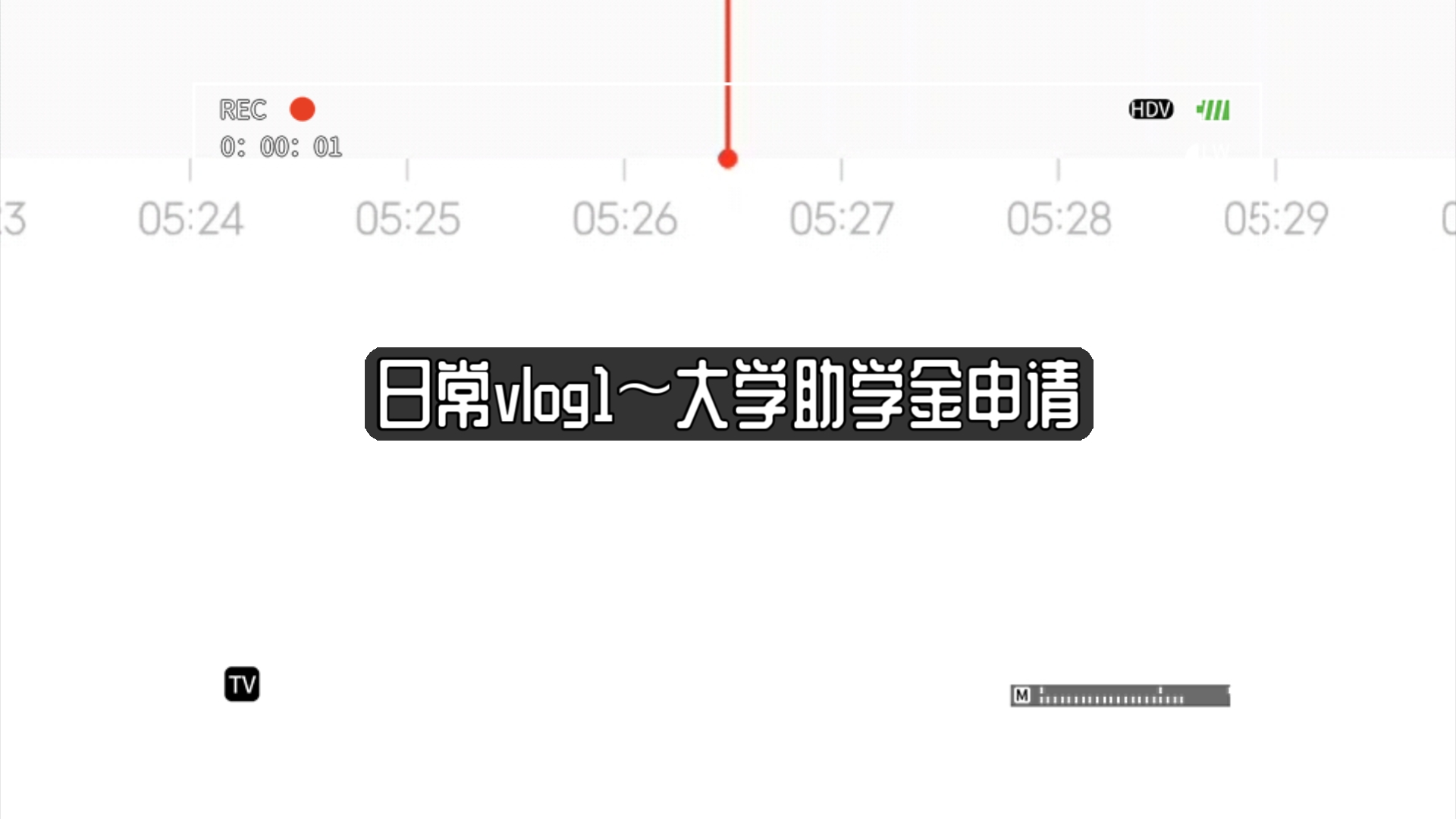 [图]日常vlog1～大学助学金申请