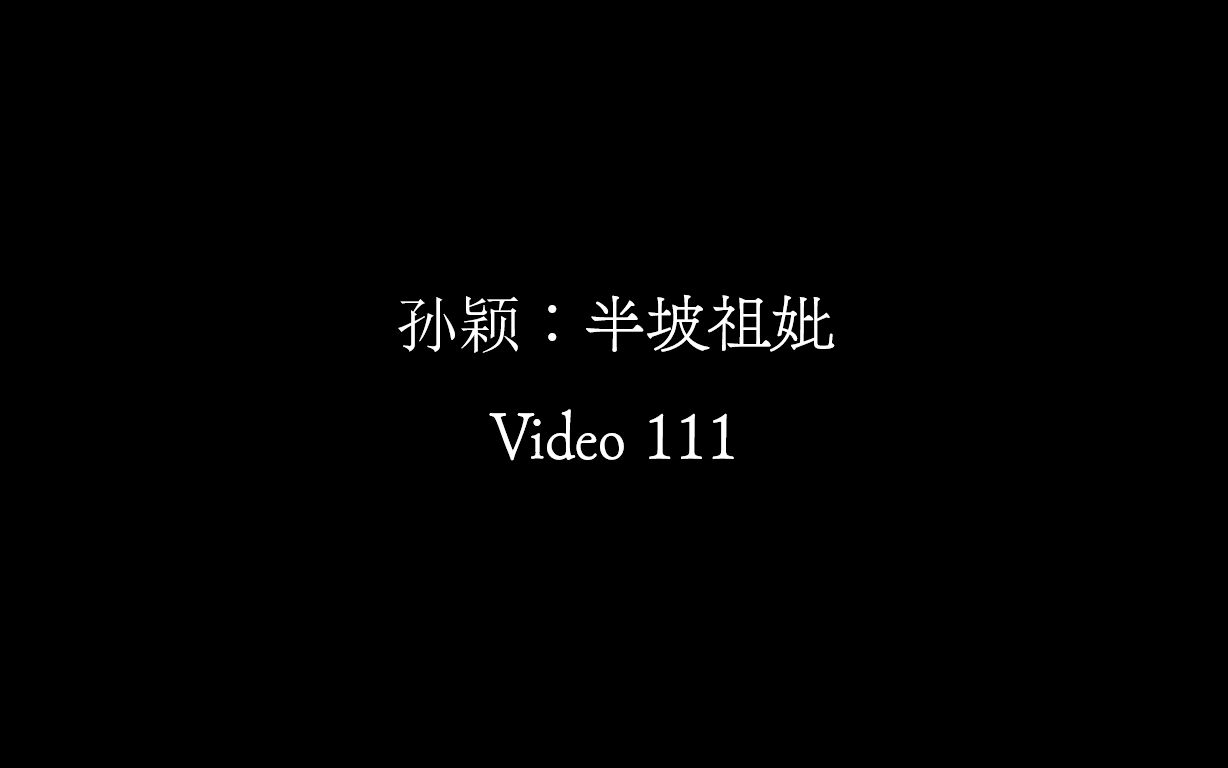 【Video 111】孙颖《半坡祖妣》哔哩哔哩bilibili