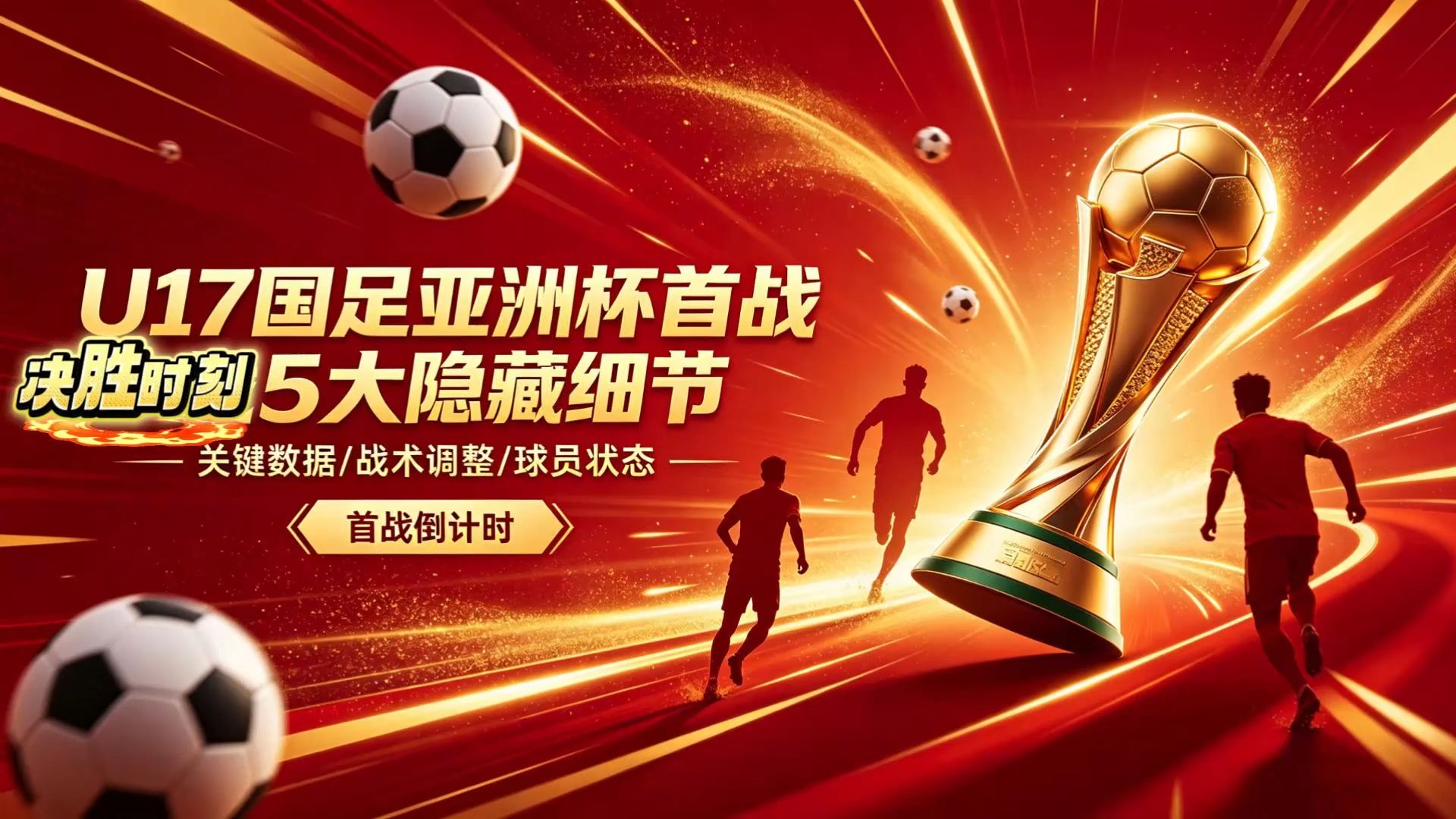 倒计时！U17国足亚洲杯首战5大隐藏细节