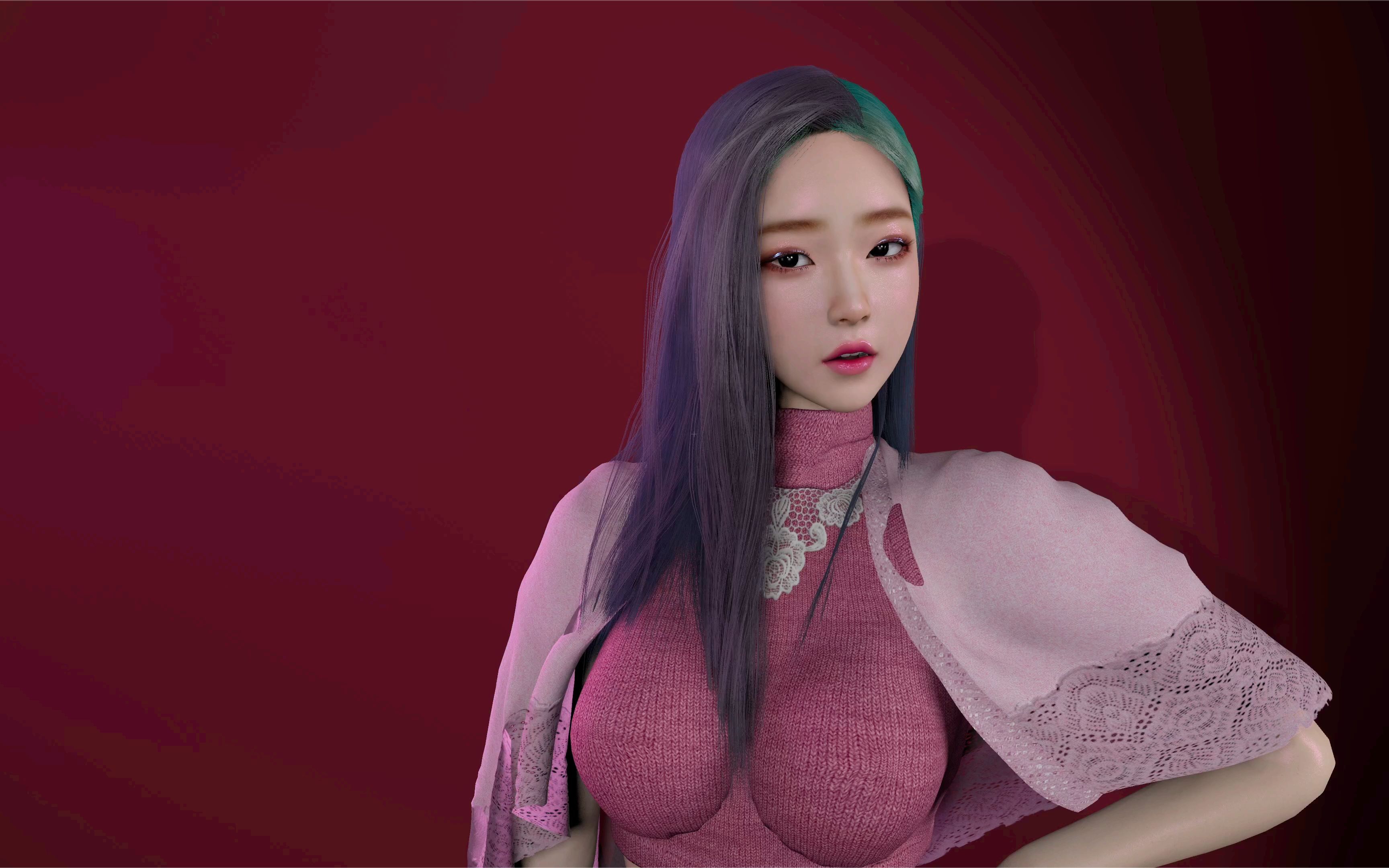 最元宇宙的游戏vam竖版傲慢舞加了个披风3070ti卡爆了