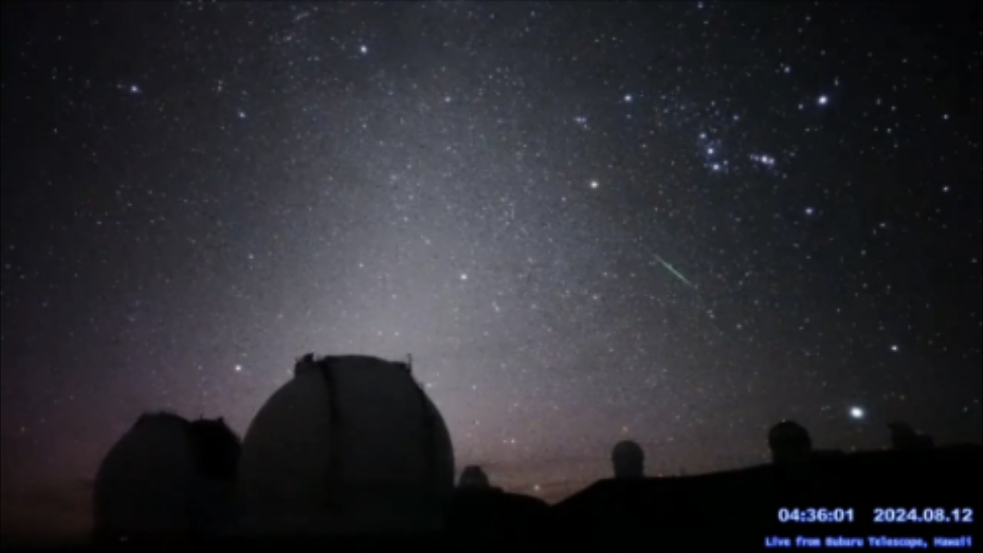 大家一起对着流星许愿吧!