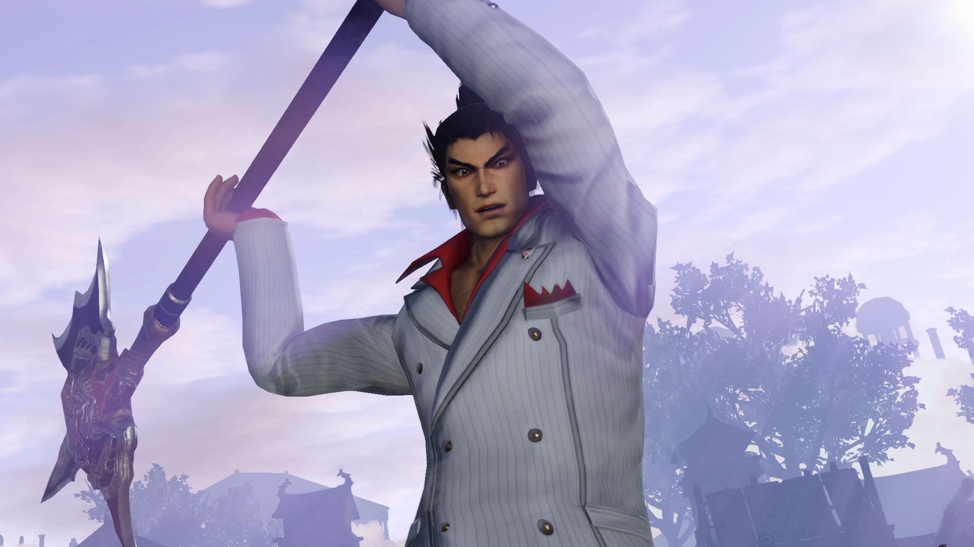 无双大蛇3终极版吕布我这英俊的脸庞与挥戟的笑容三国vs战国