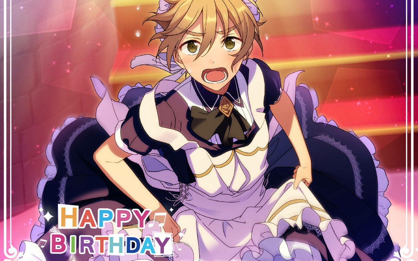 偶像梦幻祭真白 友也生日会场500礼物前后变化