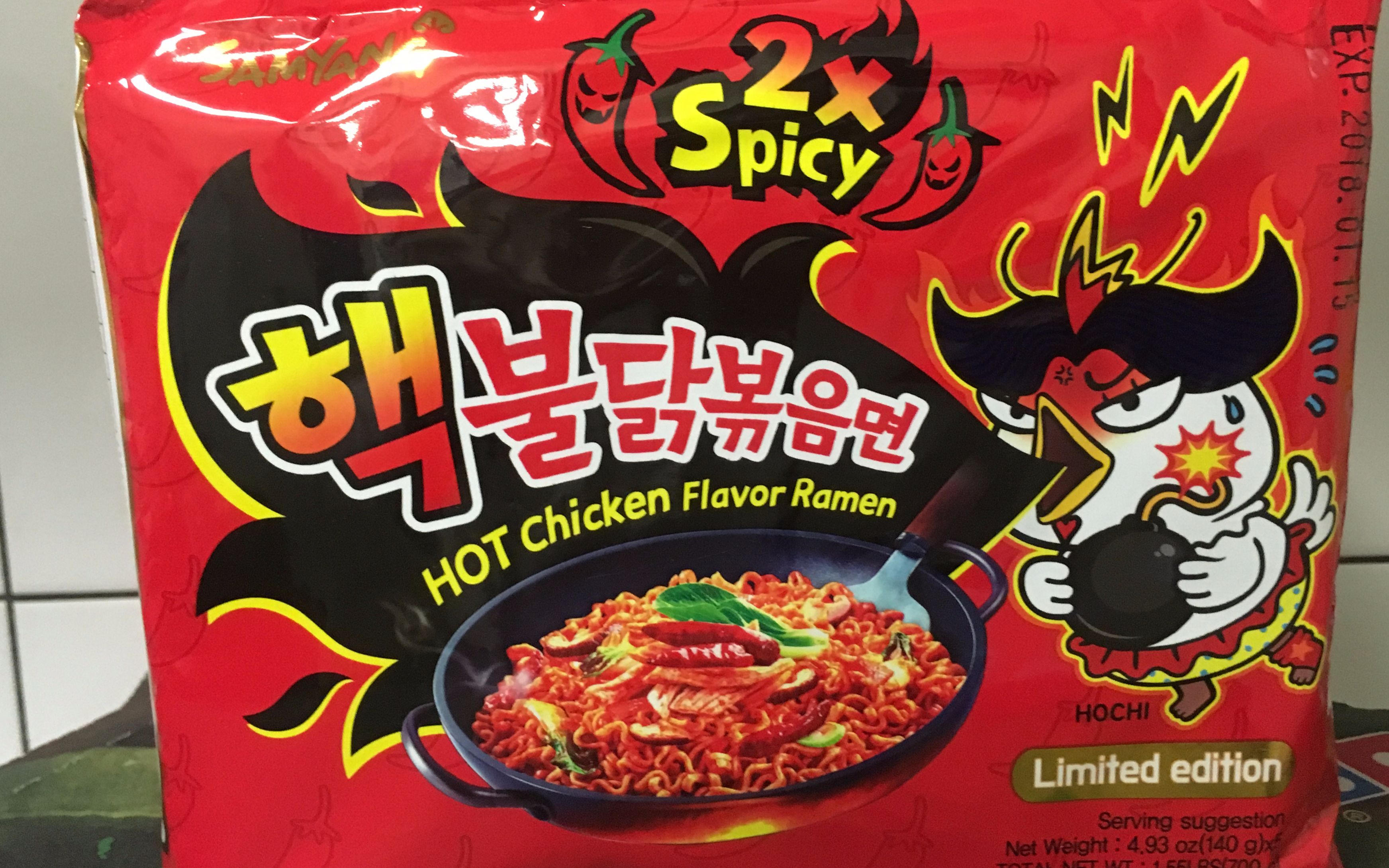 lifeinanu挑战2spicy双倍韩国泡面国家面前没有x国最辣