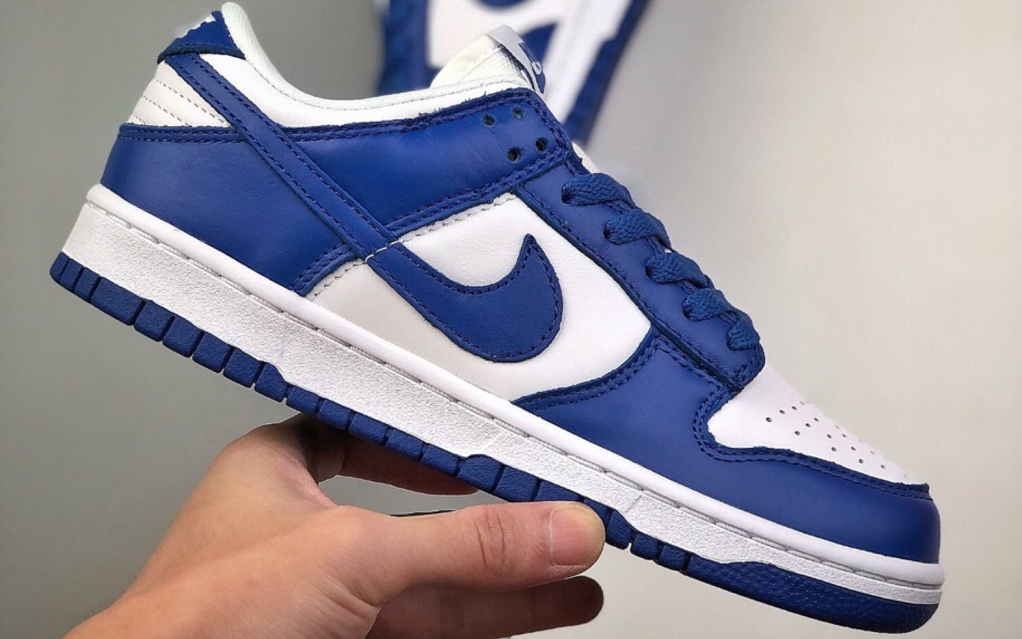 【YH扫描版】纯原版本 Nike Dunk Low Kentucky SB 肯塔基大学配色 白宝蓝 滑板鞋哔哩哔哩bilibili