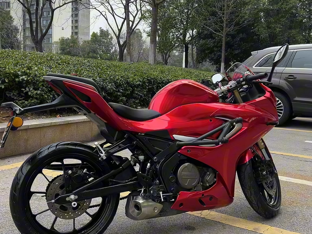 钱江赛250摩托车改色#每个男人都有一个机车梦 #赛250 #摩托车改装