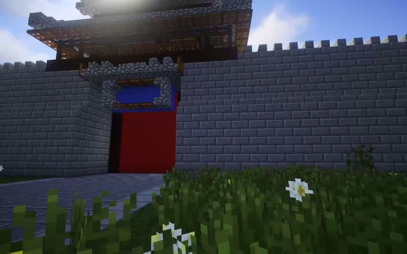 【minecraft】复原徽州府衙城门!哔哩哔哩bilibili我的世界