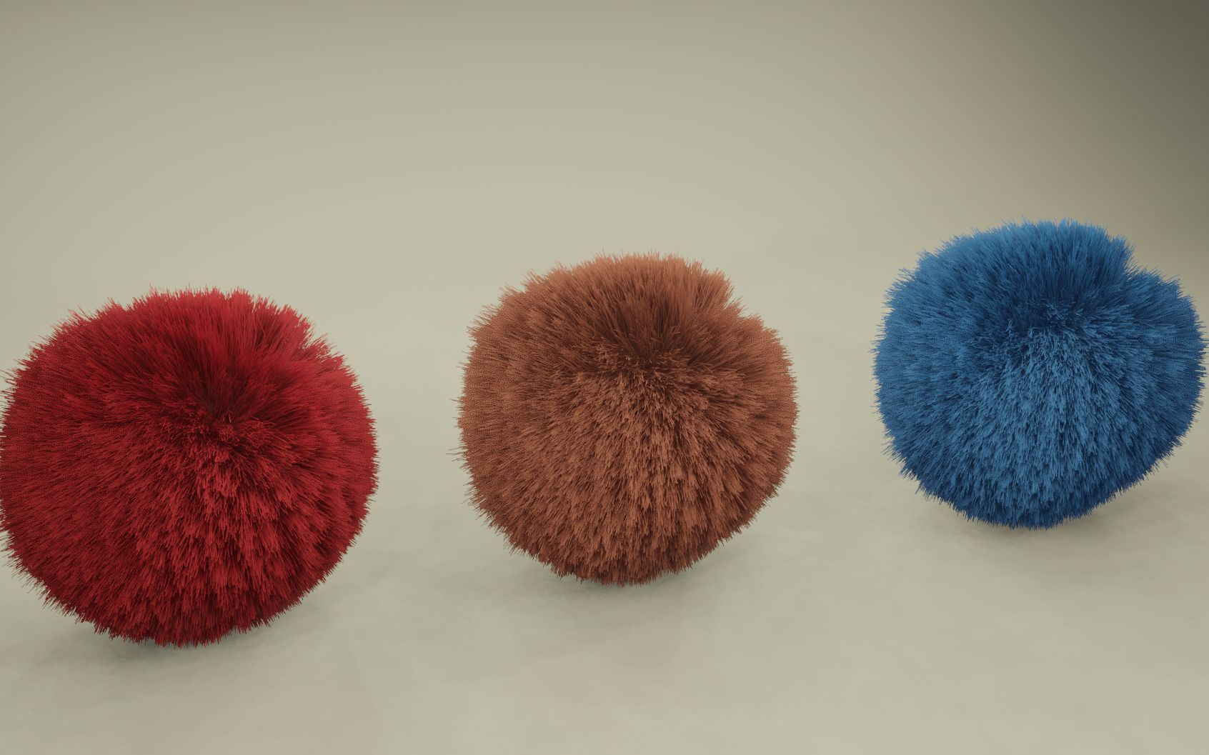 blender3d科研绘图之绒毛球