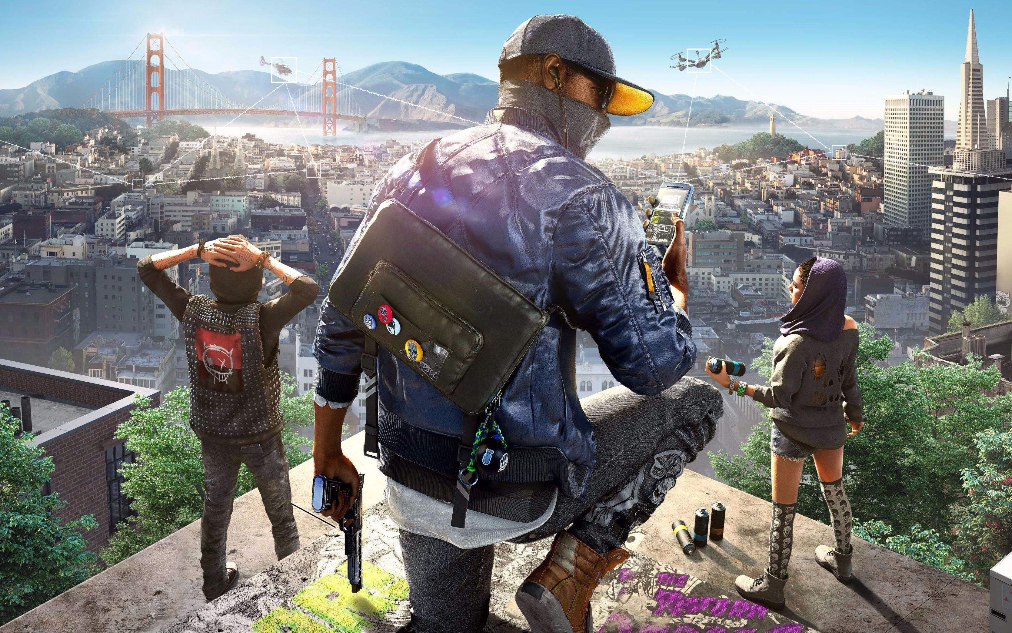 看门狗2看门狗2watchdogs2cg实况混剪