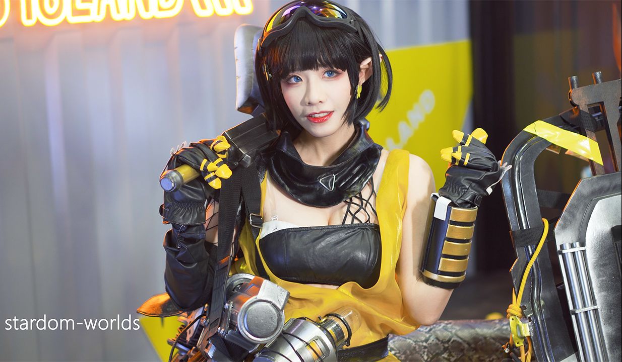 明日方舟森蚺 cos 流一喵 广州漫展 bw2020