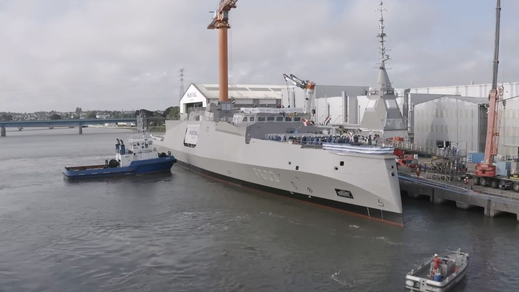 第三艘fdi护卫舰"弗尔米奥"号