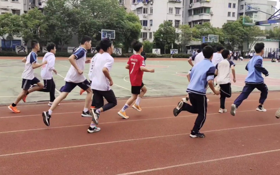 学生日常跑步练习