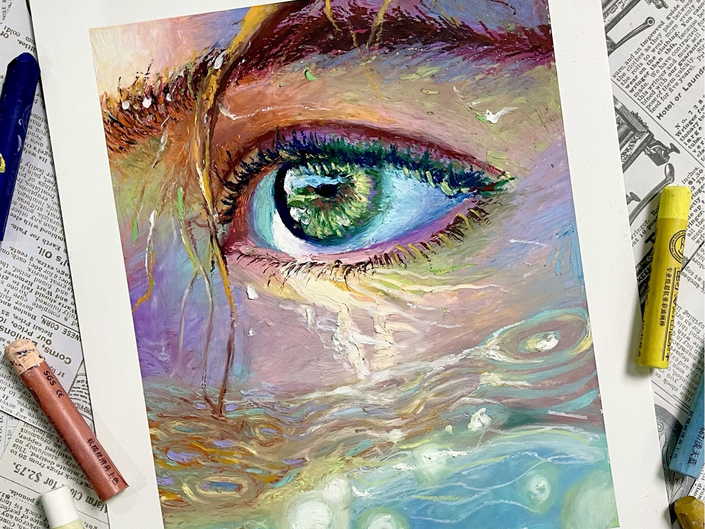 油画棒|眼睛|完整视频已上线