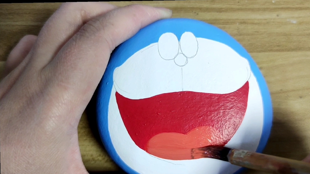 石头画教程-机器猫