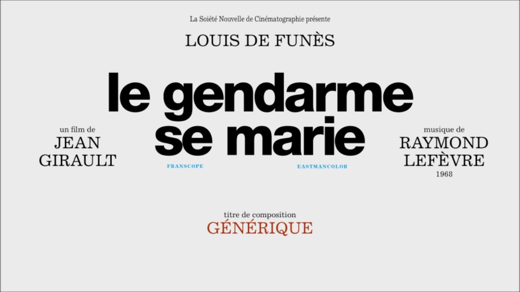 [图]警察结婚记 Le gendarme se marie（1968 法国）主题音乐-电影原声带