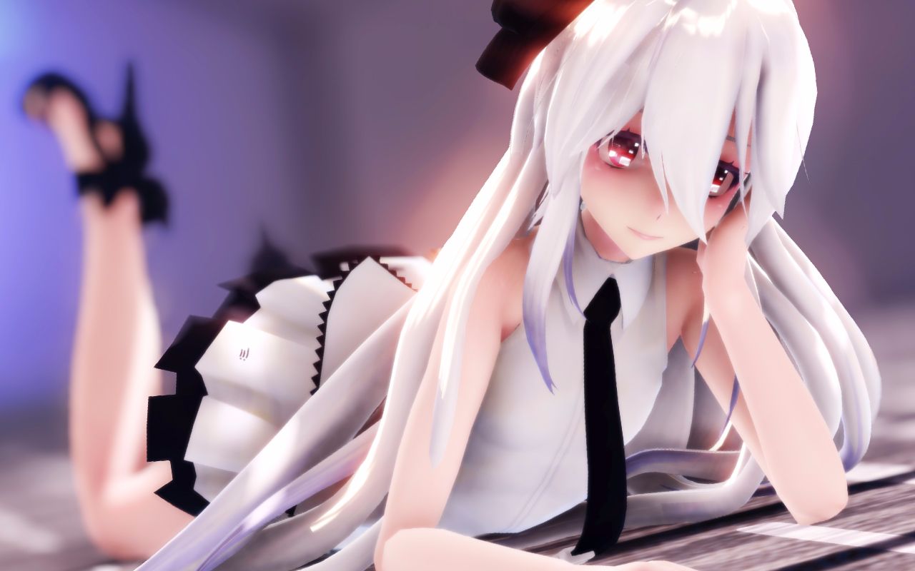 长发露背公式服弱音~79【sting】