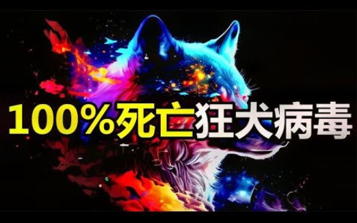 死亡前的征兆是什么?致死率100%的狂犬病毒,到底有多可怕?哔哩哔哩bilibili